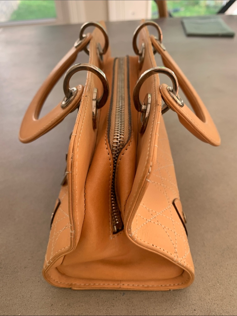 Authentic Christian Dior Calfskin Cannage stitched Small Lady Dior - Picture 15 of 17